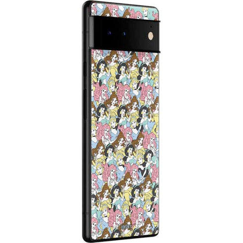 Disney Princess Disney Princesses Pattern Google Pixel 6 Pro Skin